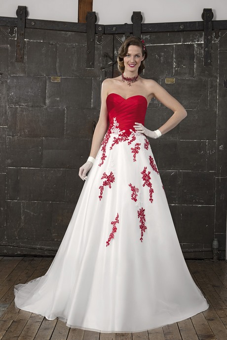 Robe de mariée rouge et blanche 2019 robe-de-mariee-rouge-et-blanche-2019-60_3
