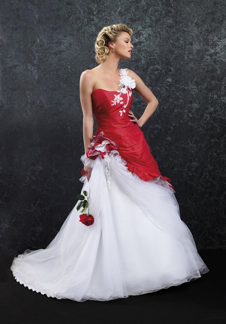 Robe de mariage blanc et rouge robe-de-mariage-blanc-et-rouge-92_2