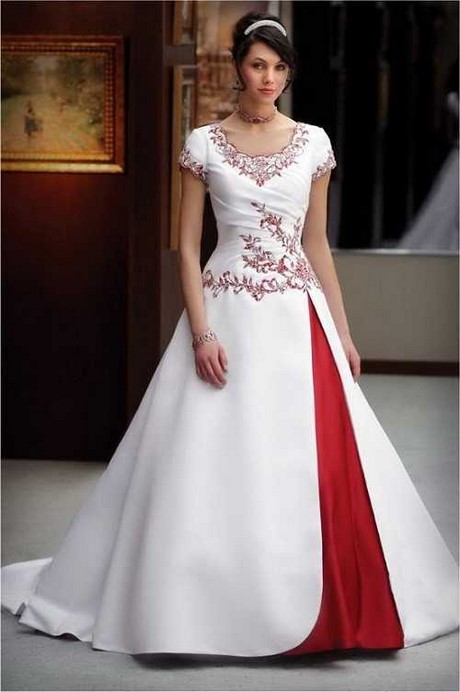Robe de mariage blanc et rouge robe-de-mariage-blanc-et-rouge-92_8