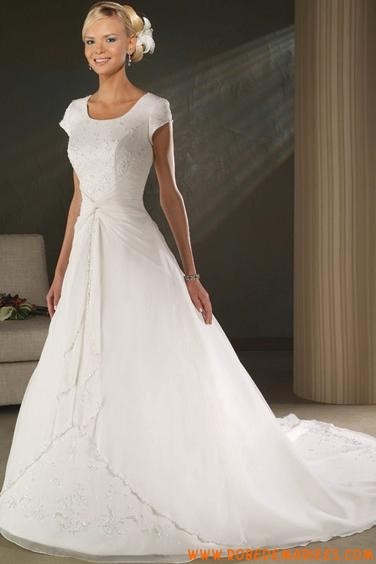 Robe de mariée avec manche courte robe-de-marie-avec-manche-courte-31_5