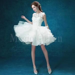 Robe de mariée blanche courte robe-de-marie-blanche-courte-49