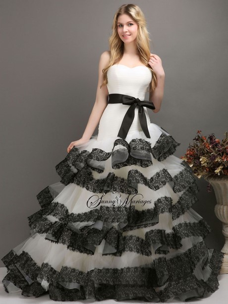 Robe de mariée en noir et blanc robe-de-marie-en-noir-et-blanc-29_16