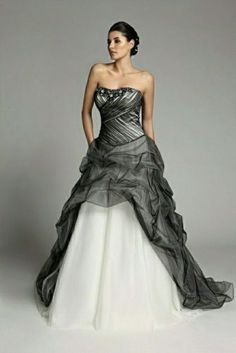 Robe de mariée noire courte robe-de-marie-noire-courte-87_9