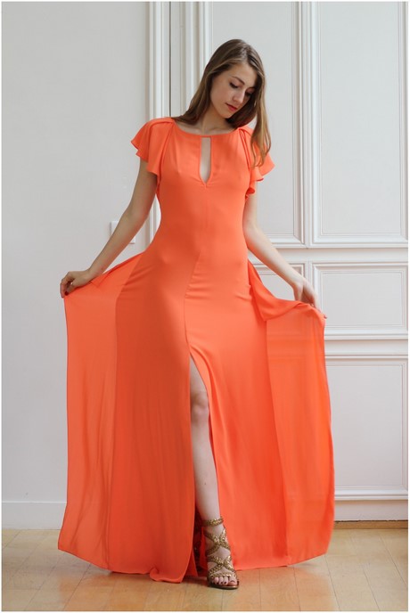 Robe longue orange robe-longue-orange-80_6