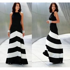 Robe longue rayée noir et blanche robe-longue-raye-noir-et-blanche-48_6