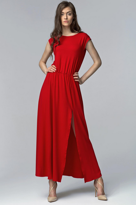 Robe rouge longue fendue robe-rouge-longue-fendue-00