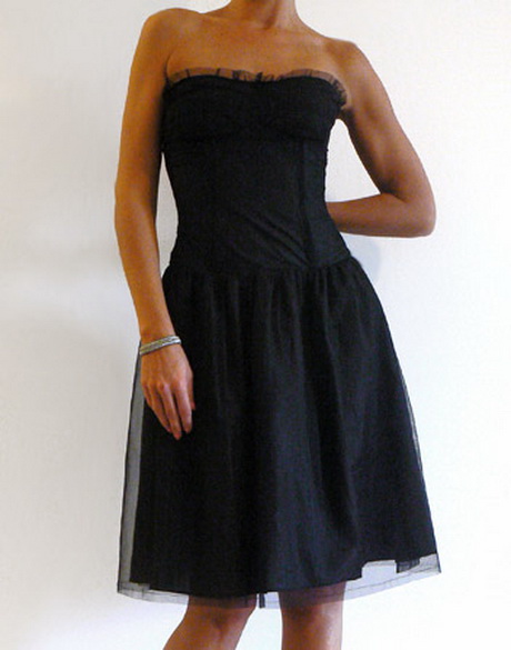 Robe bustier noire robe-bustier-noire-72_12