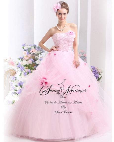Robe de marié rose robe-de-mari-rose-53_5
