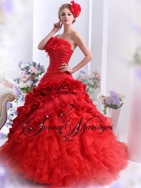 Robe de mariage rouge robe-de-mariage-rouge-11_3