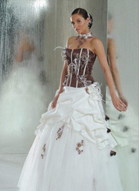 Robe de mariée ivoire chocolat robe-de-marie-ivoire-chocolat-80_13
