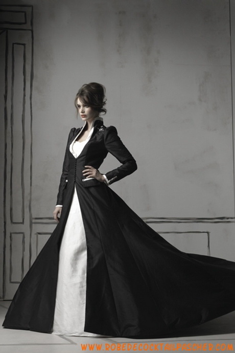 Robe de marie noir robe-de-marie-noir-65_8