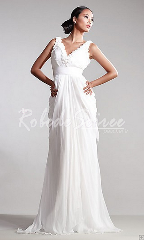 Robe de soirée blanche longue robe-de-soire-blanche-longue-33