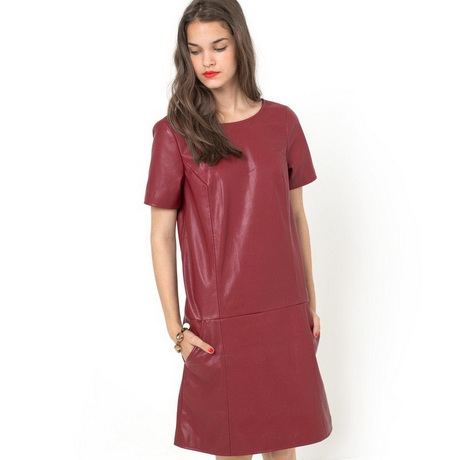 Robe en cuir rouge robe-en-cuir-rouge-70_14