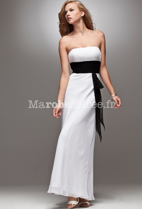 Robe longue noir et blanc robe-longue-noir-et-blanc-38_13