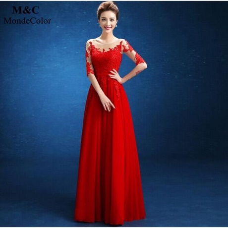 Robe longue rouge mariage robe-longue-rouge-mariage-46_6