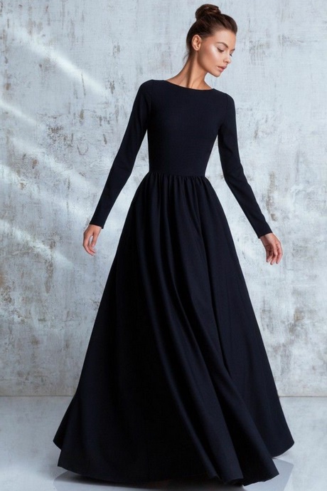 Robe noire longue manche longue robe-noire-longue-manche-longue-61_6