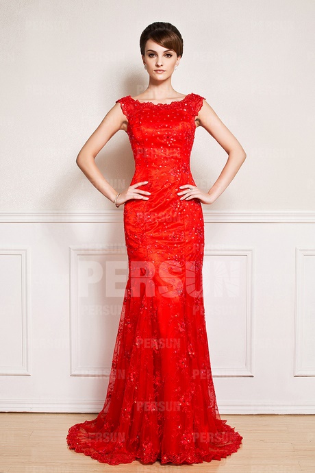 Robe pour un mariage rouge robe-pour-un-mariage-rouge-42