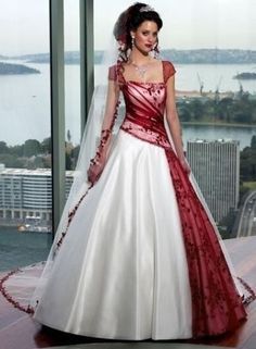 Robe de mariée blanche rouge robe-de-mariee-blanche-rouge-41