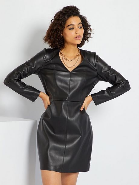 Robe courte cuir noir robe-courte-cuir-noir-35_11