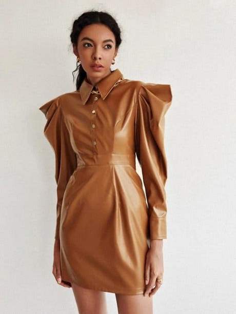 Robe cuir manches courtes robe-cuir-manches-courtes-24_14