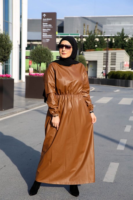 Robe en cuir camel robe-en-cuir-camel-59_15