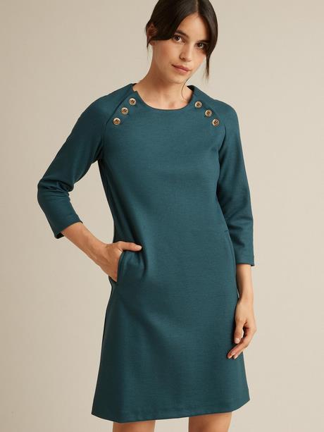 Robe en laine bleu robe-en-laine-bleu-91_11