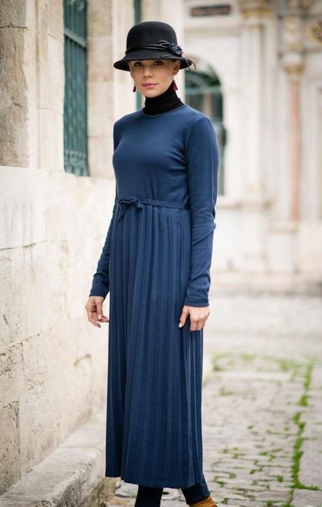Robe en laine bleu robe-en-laine-bleu-91_9