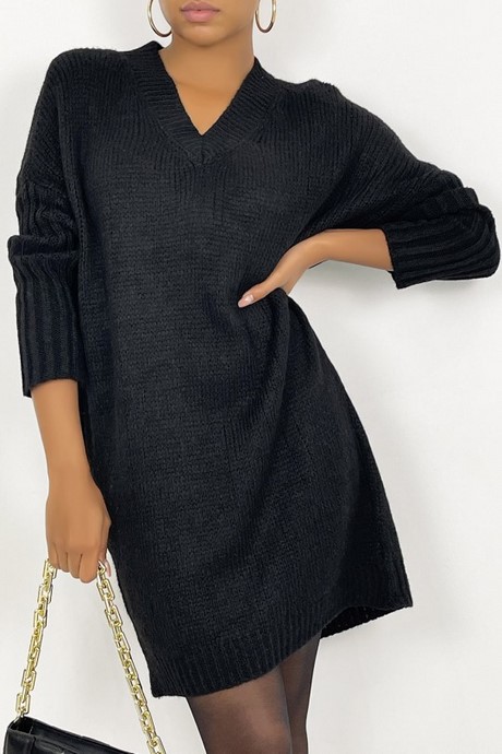 Robe en laine noire femme robe-en-laine-noire-femme-32_3