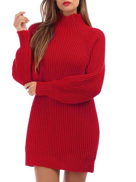 Robe en laine rouge robe-en-laine-rouge-95_10