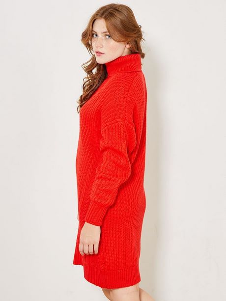 Robe en laine rouge robe-en-laine-rouge-95_13