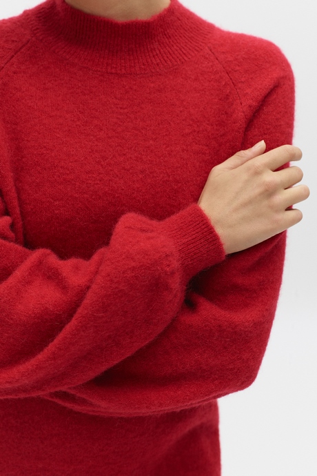 Robe en laine rouge robe-en-laine-rouge-95_7