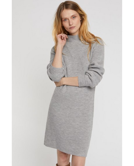 Robe pull gris chiné robe-pull-gris-chine-15_14