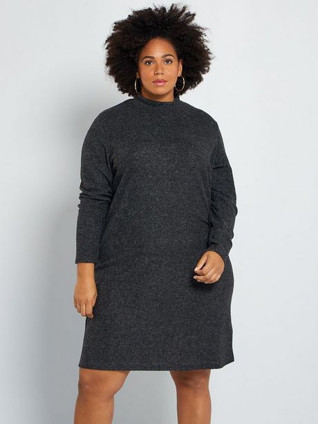 Robe pull gris chiné robe-pull-gris-chine-15_5