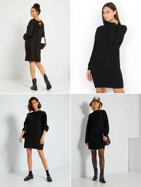 Robe chaussette noire robe-chaussette-noire-001