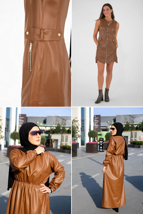 Robe cuir camel robe-cuir-camel-001