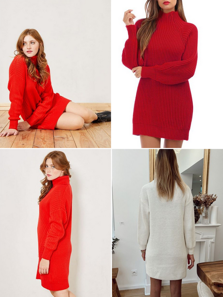 Robe en laine rouge robe-en-laine-rouge-001