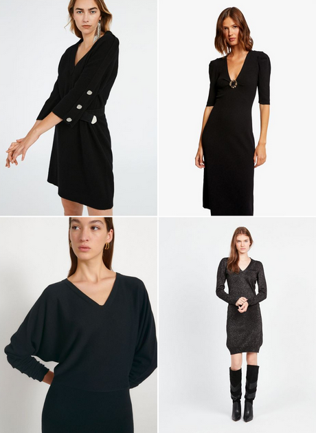 Robe pull noir col v robe-pull-noir-col-v-001
