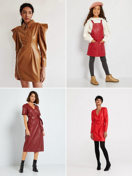 Robe rouge simili cuir robe-rouge-simili-cuir-001