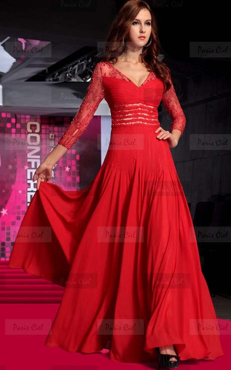 Robe dentelle rouge longue robe-dentelle-rouge-longue-37_9