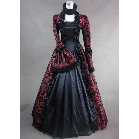 Robe longue rouge et noir robe-longue-rouge-et-noir-73_12