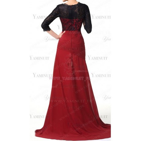 Robe longue rouge et noir robe-longue-rouge-et-noir-73_5