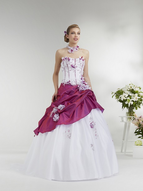 Robe de mariée rose et blanche robe-de-marie-rose-et-blanche-37_14
