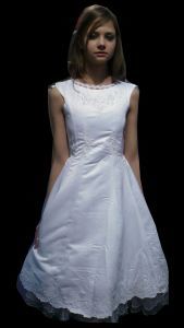 Robe blanche ceremonie fille 14 ans