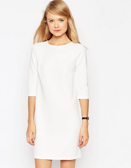 Robe blanche courte droite robe-blanche-courte-droite-16_16