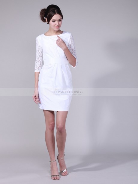 Robe blanche avec manche en dentelle robe-blanche-avec-manche-en-dentelle-01_11