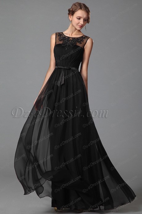 Robe de soirée noir longue dentelle robe-de-soiree-noir-longue-dentelle-42_15