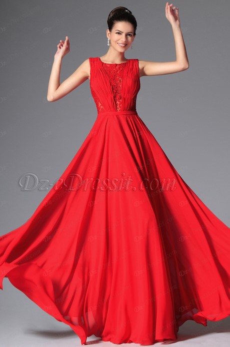 Robe de soirée rouge dentelle robe-de-soiree-rouge-dentelle-14