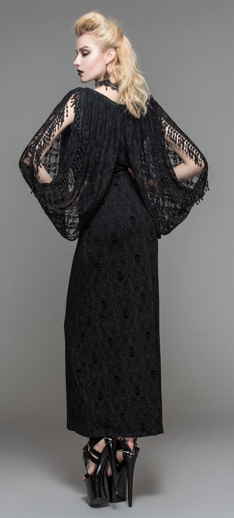 Robe noire avec manches en dentelle robe-noire-avec-manches-en-dentelle-60_15