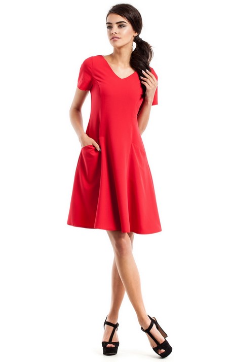 Robe rouge manche courte robe-rouge-manche-courte-25_18