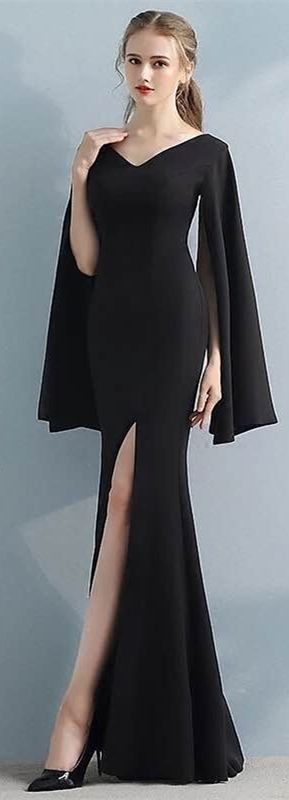 Robe de soirée chic noir robe-de-soiree-chic-noir-72_6